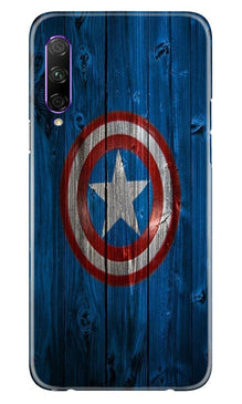 Captain America Superhero Mobile Back Case for Huawei Y9s  (Design - 118)