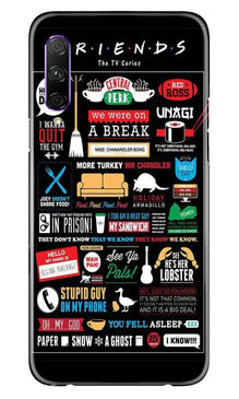 Friends Mobile Back Case for Huawei Y9s  (Design - 145)