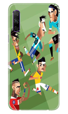 Football Mobile Back Case for Huawei Y9s  (Design - 166)