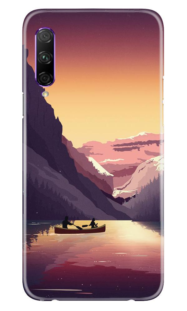Mountains Boat Case for Honor 9x Pro (Design - 181)