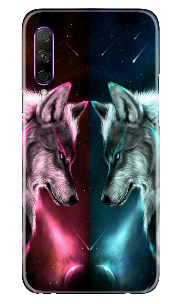 Wolf fight Case for Honor 9x Pro (Design No. 221)