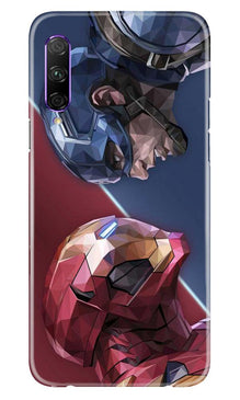 Ironman Captain America Mobile Back Case for Huawei Y9s (Design - 245)