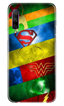 Superheros Logo Mobile Back Case for Honor 9x Pro (Design - 251)