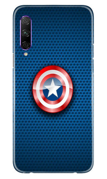 Captain America Shield Mobile Back Case for Honor 9x Pro (Design - 253)