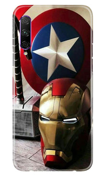 Ironman Captain America Mobile Back Case for Honor 9x Pro (Design - 254)