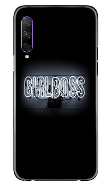 Girl Boss Black Mobile Back Case for Huawei Y9s (Design - 268)