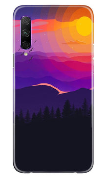 Sun Set Mobile Back Case for Honor 9x Pro (Design - 279)
