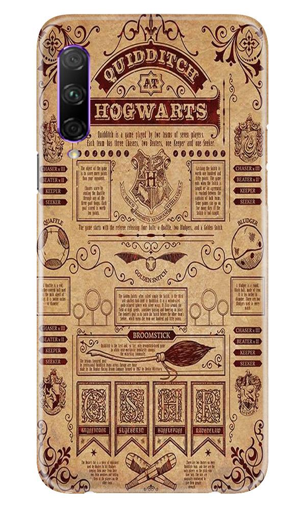 Hogwarts Mobile Back Case for Honor 9x Pro (Design - 304)
