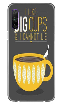 Big Cups Coffee Mobile Back Case for Honor 9x Pro (Design - 352)