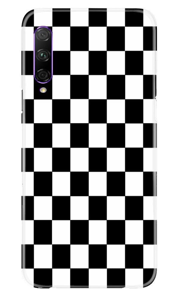 Black White Boxes Mobile Back Case for Honor 9x Pro (Design - 372)