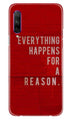 Everything Happens Reason Mobile Back Case for Huawei Y9s (Design - 378)