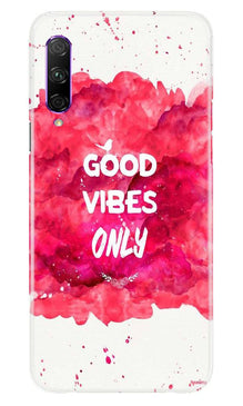 Good Vibes Only Mobile Back Case for Honor 9x Pro (Design - 393)
