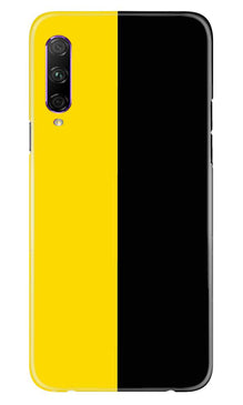 Black Yellow Pattern Mobile Back Case for Honor 9x Pro (Design - 397)