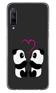 Panda Love Mobile Back Case for Huawei Y9s (Design - 398)