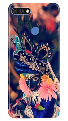 Lord Krishna Mobile Back Case for Huawei 7C (Design - 16)