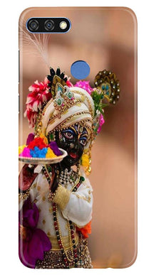Lord Krishna2 Mobile Back Case for Huawei 7C (Design - 17)