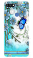 Blue Butterfly Case for Huawei 7C