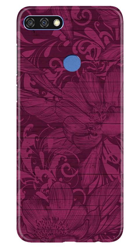 Purple Backround Case for Huawei 7C