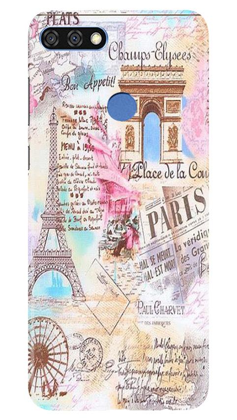 Paris Eiftel Tower Case for Huawei 7C