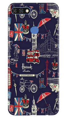 Love London Mobile Back Case for Huawei 7C (Design - 75)