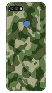 Army Camouflage Mobile Back Case for Huawei 7C  (Design - 106)