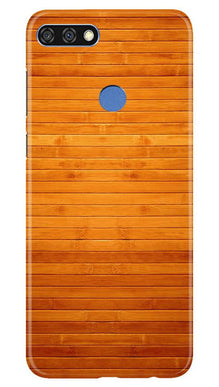 Wooden Look Mobile Back Case for Huawei 7C  (Design - 111)