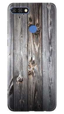 Wooden Look Mobile Back Case for Huawei 7C  (Design - 114)