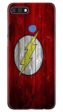 Flash Superhero Mobile Back Case for Huawei 7C  (Design - 116)