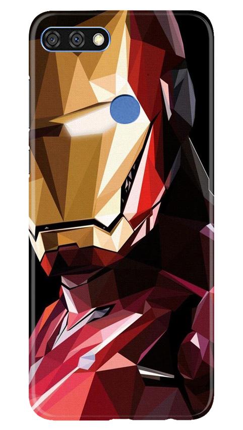 Iron Man Superhero Case for Huawei 7C  (Design - 122)