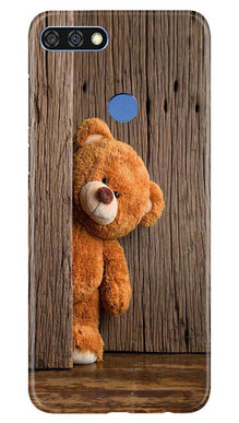 Cute Beer Mobile Back Case for Huawei 7C  (Design - 129)