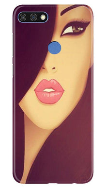 Girlish Mobile Back Case for Huawei 7C  (Design - 130)