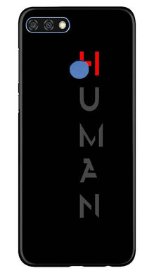 Human Mobile Back Case for Huawei 7C  (Design - 141)