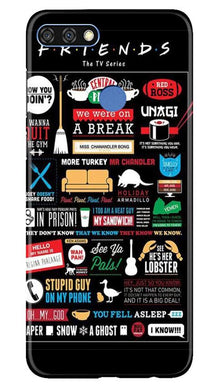 Friends Mobile Back Case for Huawei 7C  (Design - 145)
