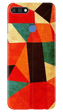 Modern Art Mobile Back Case for Huawei 7C (Design - 203)