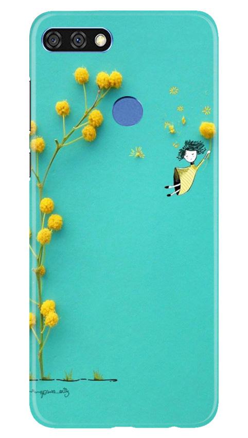 Flowers Girl Case for Huawei 7C (Design No. 216)