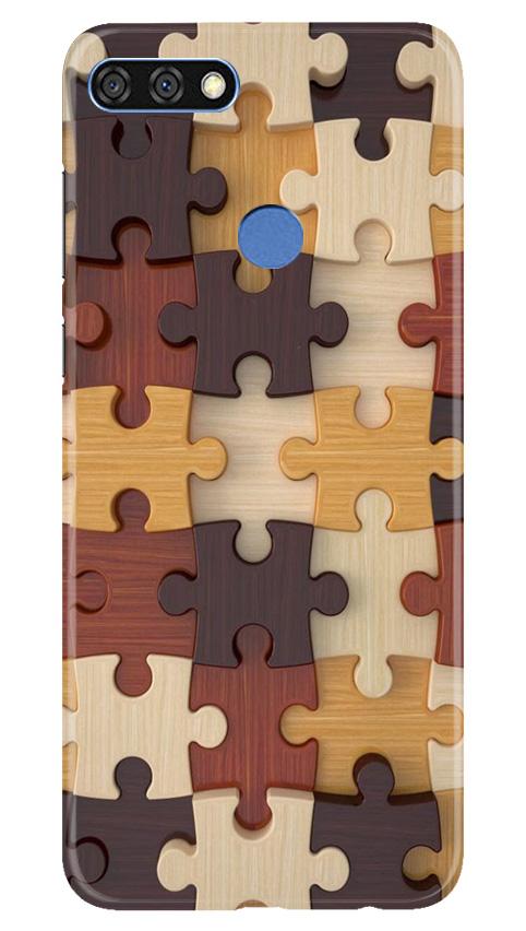 Puzzle Pattern Case for Huawei 7C (Design No. 217)