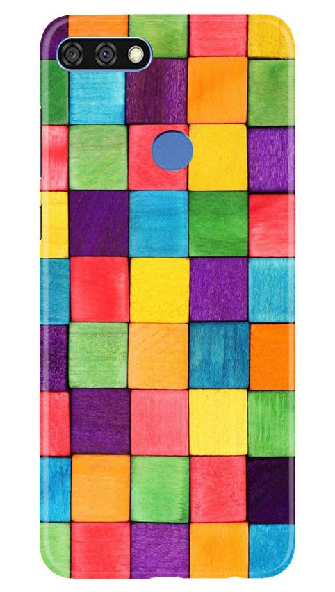 Colorful Square Case for Huawei 7C (Design No. 218)
