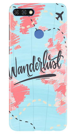 Wonderlust Travel Case for Huawei 7C (Design No. 223)