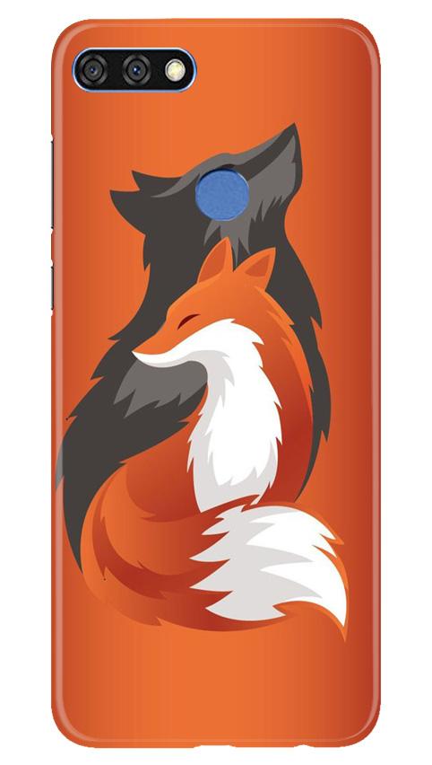 Wolf  Case for Huawei 7C (Design No. 224)