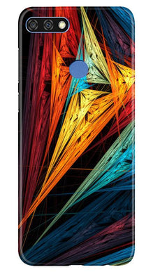 Modern Art Mobile Back Case for Huawei 7C (Design - 229)