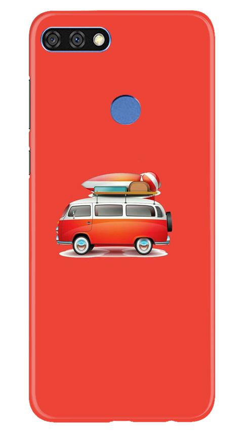 Travel Bus Case for Huawei 7C (Design No. 258)