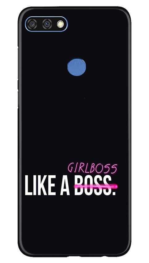 Like a Girl Boss Case for Huawei 7C (Design No. 265)