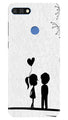 Cute Kid Couple Case for Huawei 7C (Design No. 283)