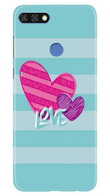 Love Mobile Back Case for Huawei 7C (Design - 299)