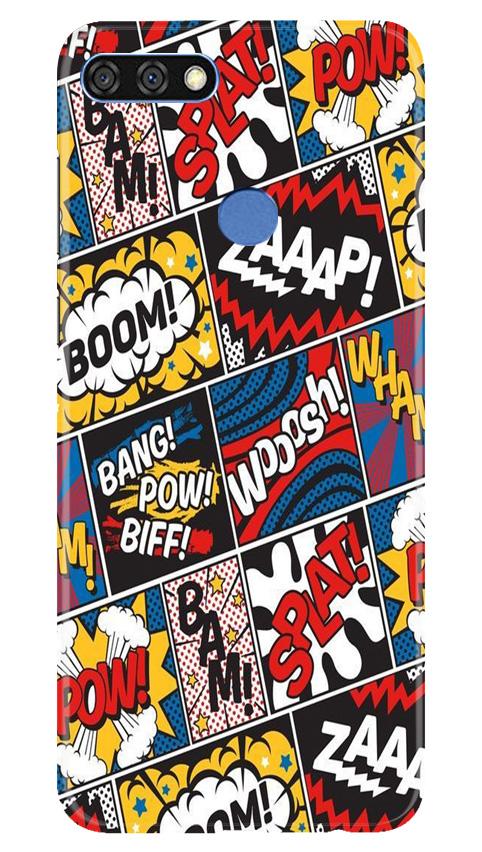 Boom Mobile Back Case for Huawei 7C (Design - 302)