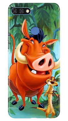 Timon and Pumbaa Mobile Back Case for Huawei 7C (Design - 305)