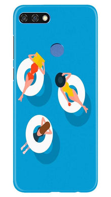 Girlish Mobile Back Case for Huawei 7C (Design - 306)