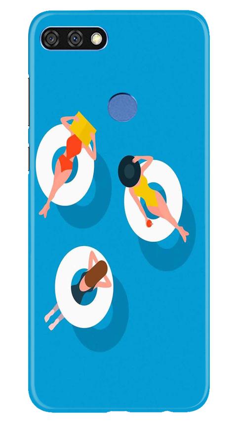 Girlish Mobile Back Case for Huawei 7C (Design - 306)