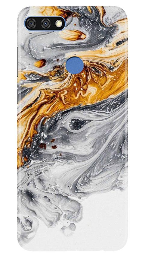 Marble Texture Mobile Back Case for Huawei 7C (Design - 310)