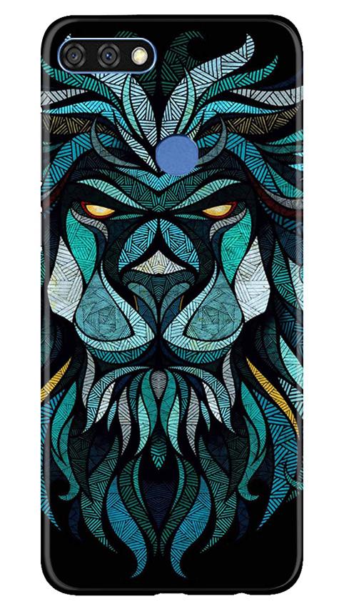 Lion Mobile Back Case for Huawei 7C (Design - 314)